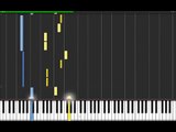 Sweet Dreams - Marilyn Manson (Easy Piano Tutorial) in Synthesia (100% speed)
