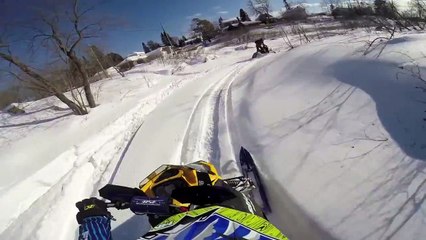 Snowmobile river run ends bad