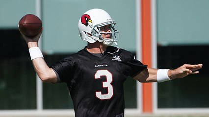 Carson Palmer goes full speed in 11-on-11 drills