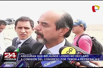 MBL se negó a declarar ante comisión del Congreso por temor a represalias