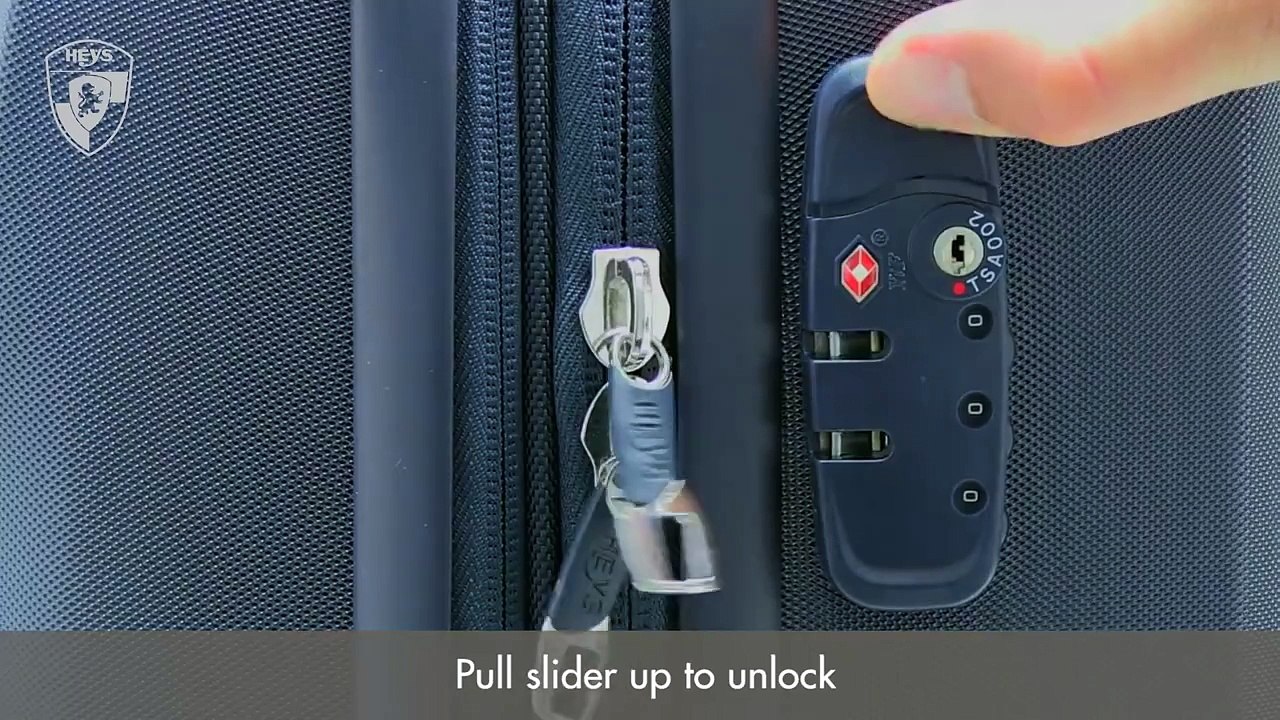 Heys TSA Lock Setup