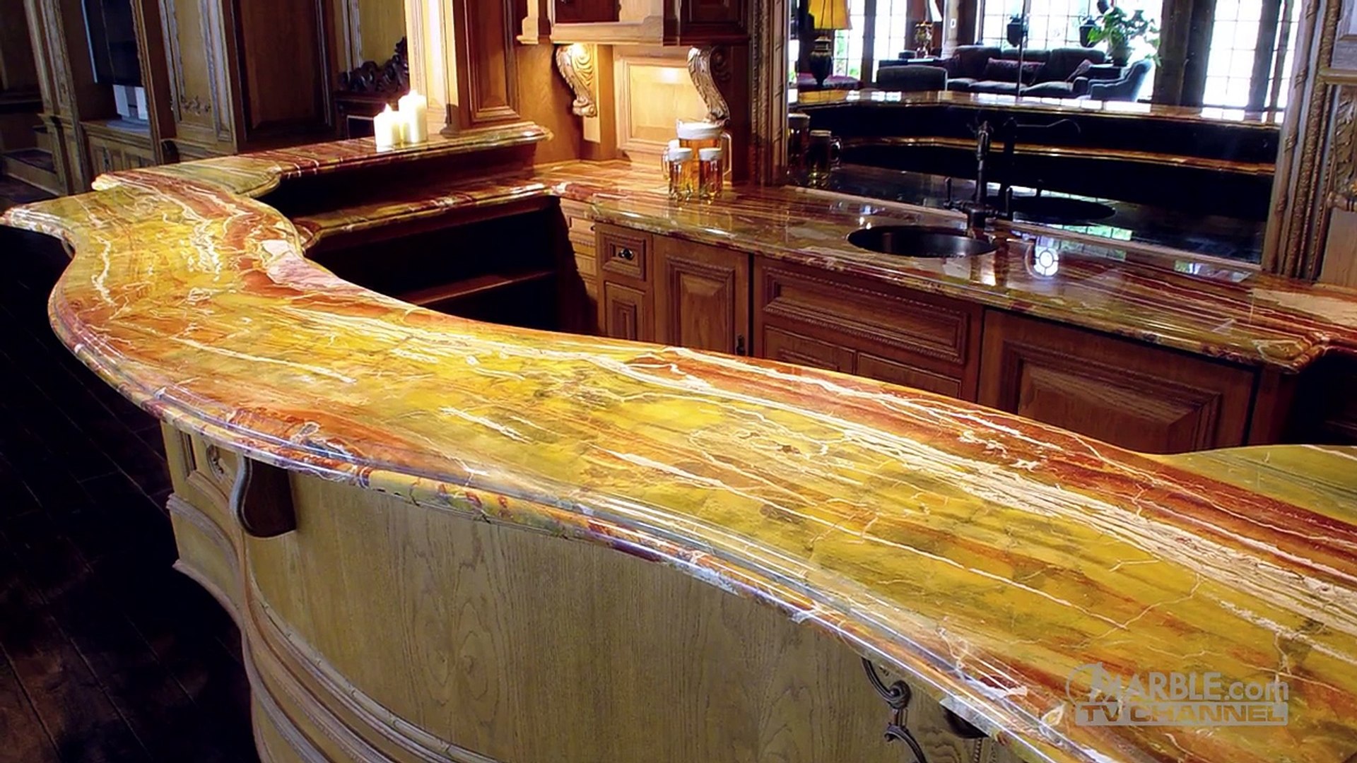 Diy Backlighting Onyx Countertops Marble Com Video Dailymotion
