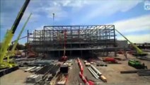 Timelapse of Liverpool's Anfield main stand redevelopment