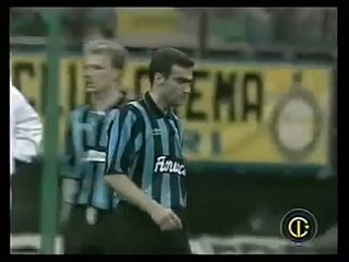 1993-1994 Coppa UEFA - Inter vs Cagliari 1-0 Bergkamp (rigore)