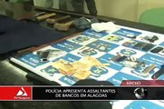 Polícia apresenta assaltantes de bancos em Alagoas