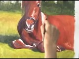 Horse Art Painting - speed painting Paarden schilderij paard