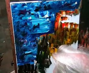 PINTANDO EN CASA. PINTURA EN VIVO. MIGUEL OSCAR MENASSA. 27 DE DICIEMBRE DE 2009. CUADRO 4/5