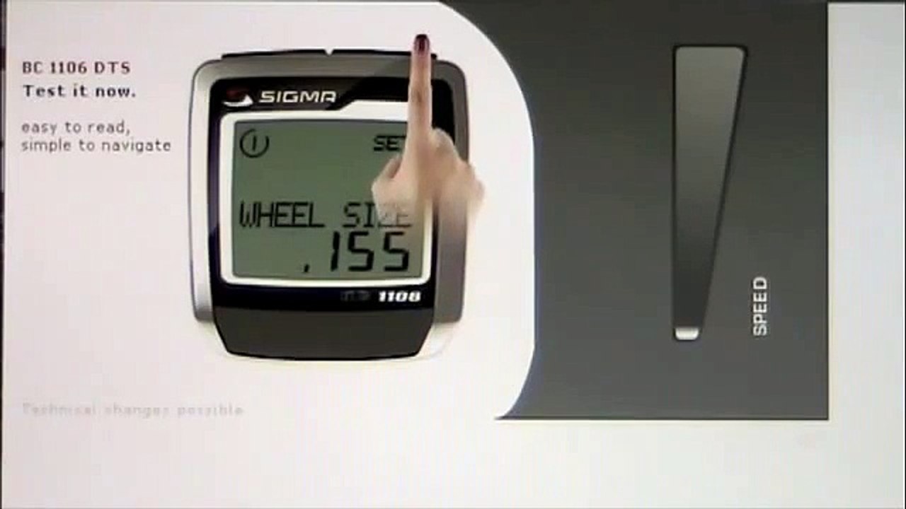BC 1106 DTS - Setting a Sigma BC1106 wireless computer.