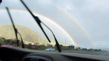 The Most Spectacular Double Rainbow I have ever seen.  Kamloops, British Columbia