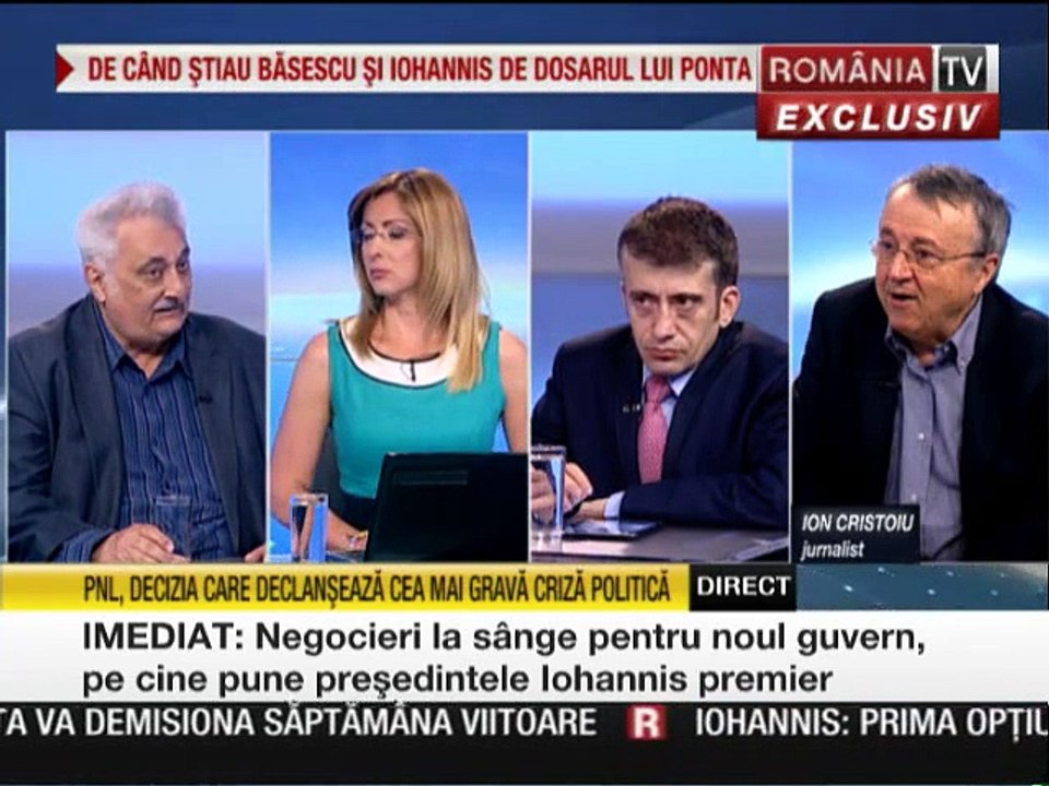 Dr. Bacalbasa: VINA LUI PONTA- COMPROMISURILE IMPUSE DIN EXTERIOR: "Noi nu stim cat de romaneasca e politica romaneasca"