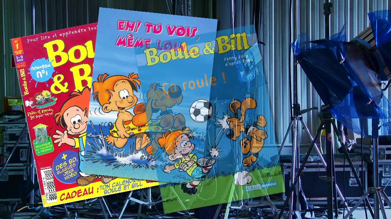 Sur le tournage de Boule et Bill avec Franck Dubosc