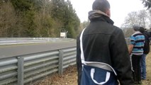 Carfreitag 06.04.2012 Unfall Eiskurve Nürburgring Nordschleife Überschlag
