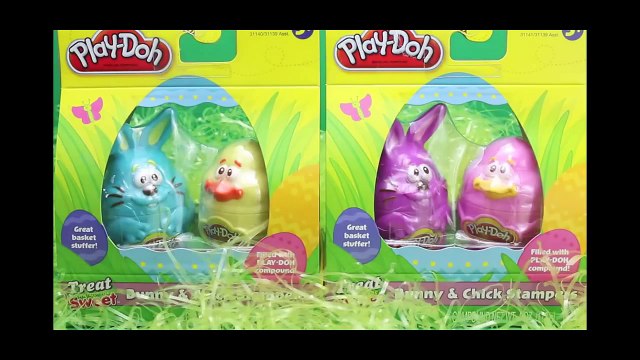 Play Doh Animals Play Dough Easter Bunny, Chick, Carrot and Bird Toys Review DisneyCarToys