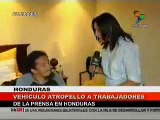 Periodistas internacionales en Honduras fueron atropellados por auto desconocido 27/09/2009