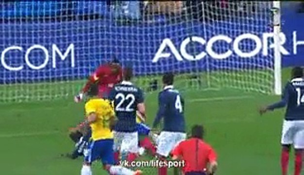 France 1-3 Brazil (All goals and Highlights) Friendly Match - 26.03.2015 - Vide