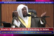 Sheikh Mohamed Idris Somali Lecture on Parenting in Islam
