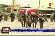 Apristas denuncian que paramilitares humalistas están detrás de violencia en el 'Baguazo'