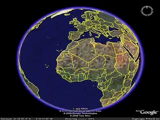 Google Earth of Africa Animals Kingdom