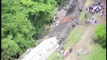 Mexico: migrant train crashes in Tabasco / El tren 'La Bestia' se descarrila en Huimanguillo