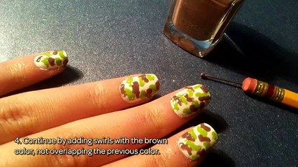 How To Create Camouflage Nail Art - DIY Beauty Tutorial - Guidecentral