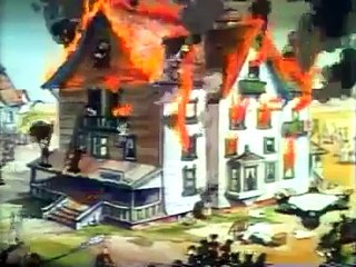 Old cartoon from childhood Mickey Mouse Color Cartoon Mickey's Fire Brigade 1935)