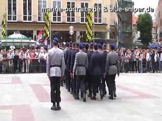 Feierliches Gelöbnis in München - Einmarsch der Soldaten