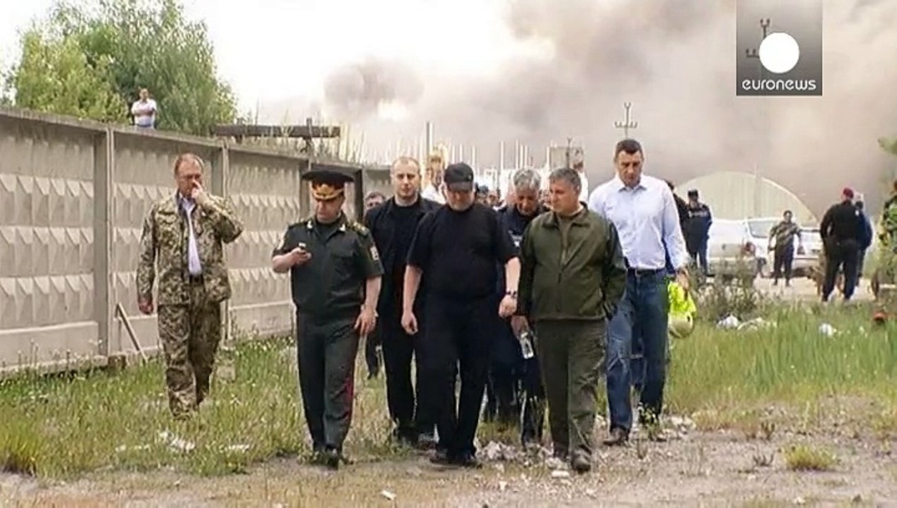 Großbrand nahe kiew unter kontrolle