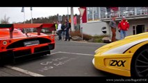 Maserati MC12 Corsa & Ferrari ZXX Edo Competition - Extreme Loud Sounds! - 1080p HD