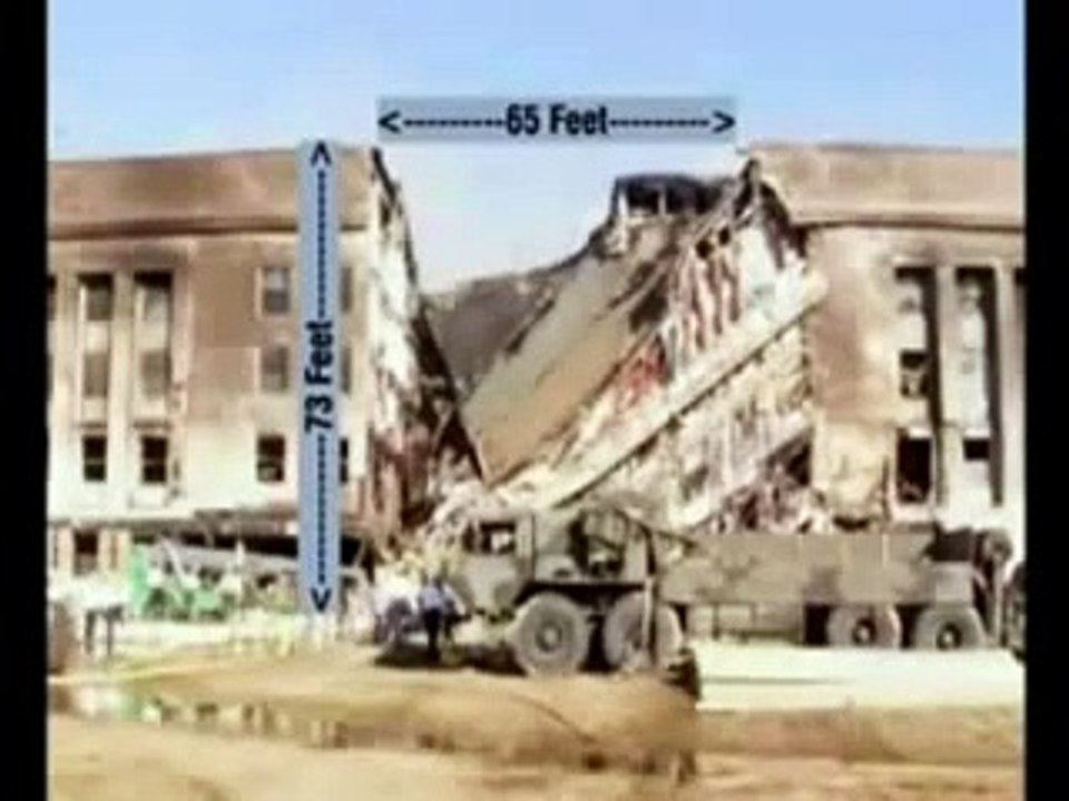 Pentagon Hole Too Small for a Plane, No Internal Fire Damage