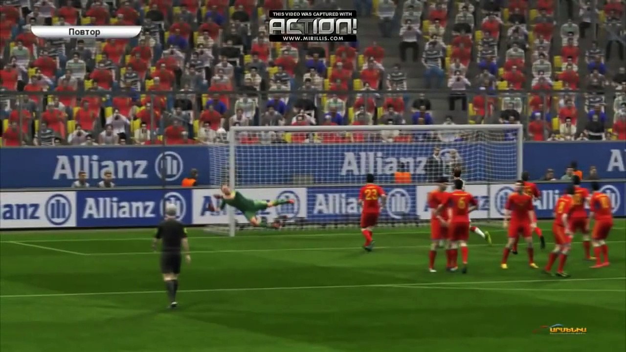 Troll Football in Armenia // Germany - Armenia (PC Version) // HD