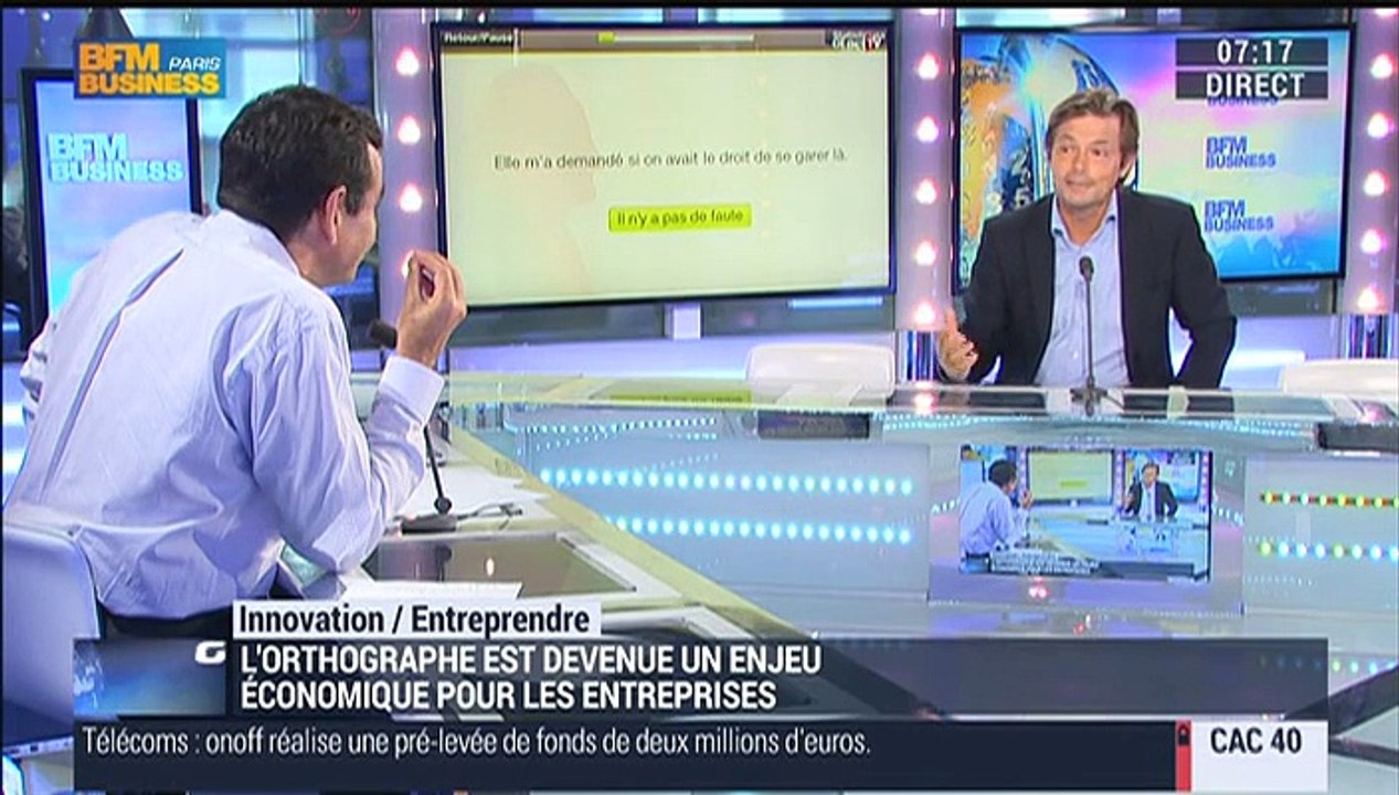 Le projet Voltaire propose des remises à niveau en orthographe: Olivier Fromont - 10/06