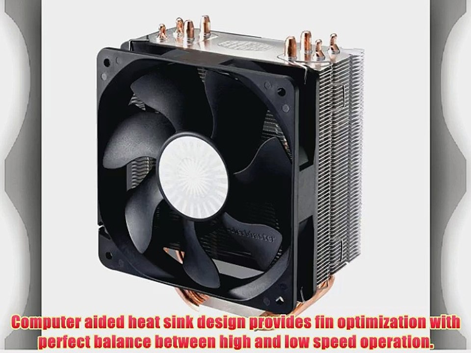 Cooler Master Hyper 212 Plus - CPU Cooler with 4 Direct Contact Heat Pipes (RR-B10-212P-G1)
