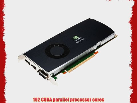 NVIDIA Quadro FX 3800 by PNY 1GB GDDR3 PCI Express Gen 2 x16 DVI-I DL Dual DisplayPort and
