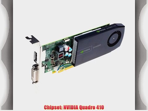 PNY NVIDIA VCQ410-PB Quadro 410 512MB Low Profile PCIe GPU Video Card
