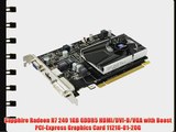 Sapphire Radeon R7 240 1GB GDDR5 HDMI/DVI-D/VGA with Boost PCI-Express Graphics Card 11216-01-20G