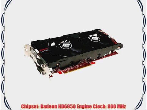 PowerColor ATI Radeon HD6950 1GB DDR5 2DVI/HDMI/2x Mini DisplayPort PCI-Express Video Card
