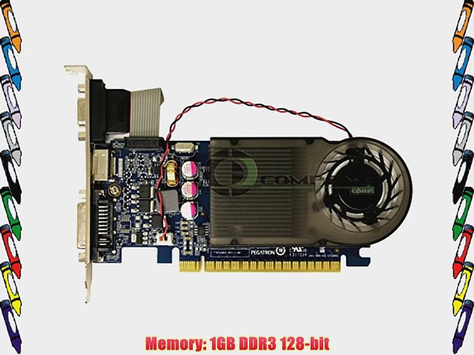 Nvidia GeForce GT530 GT 530 1GB PCI Express x16 HDMI DVI-I VGA Video Graphics Card Dell FH75P
