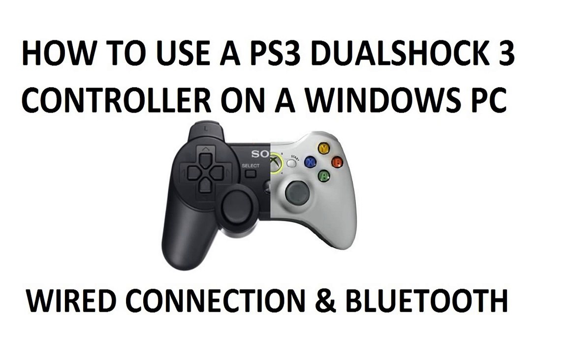 Tutorial: How to connect a PS3 controller to a PC (Without MotionInJoy)