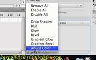 Adobe Flash Tutorial- How to Use Filters