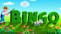 BINGO Dog Song- 3D Animation - English Nursery Rhymes - Nursery Rhymes - Kids Rhymes - for children with Lyrics