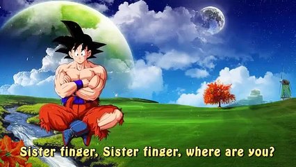 Finger Family Dragon Ball Z | Finger Family Songs For Children | DBZ Daddy Finger Parody