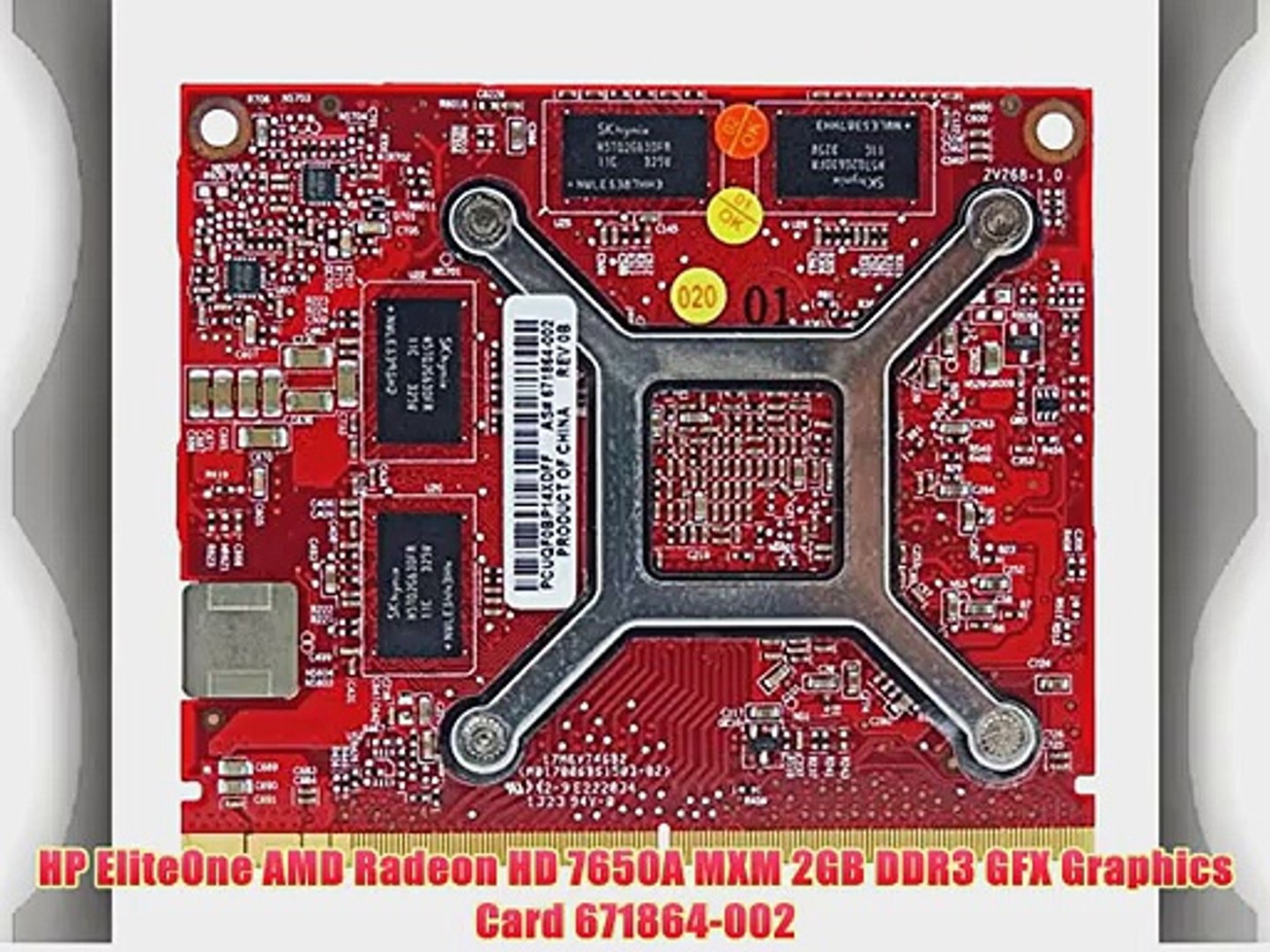 HP EliteOne AMD Radeon HD 7650A MXM 2GB DDR3 GFX Graphics Card 671864-002 -  video Dailymotion