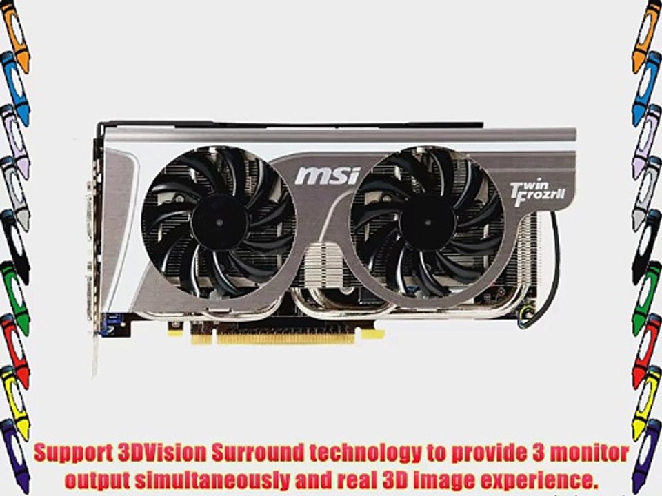 MSI GeForce GTX560 Ti 1 GB DDR5 2DVI/Mini HDMI PCI-Express Video Card N560GTX TI TWIN FROZR