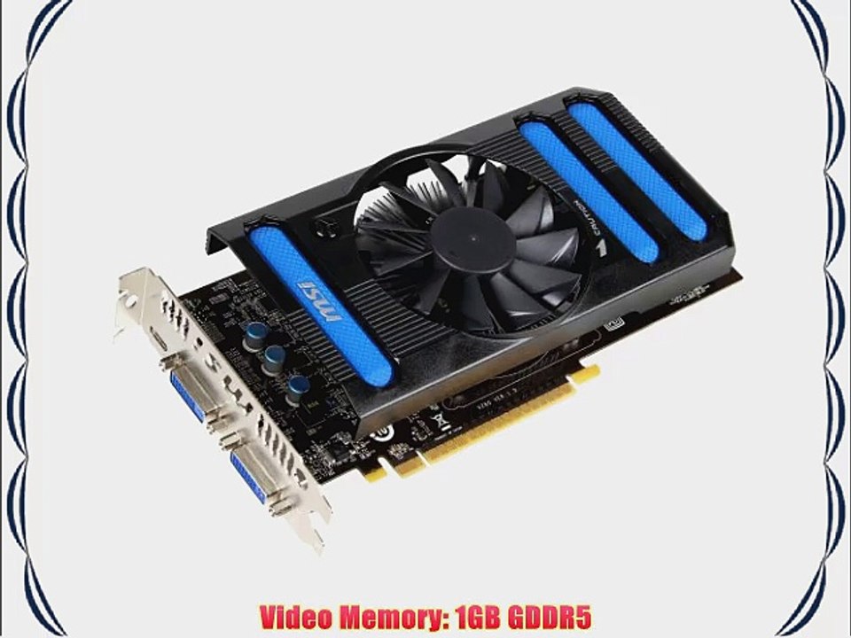 MSI Computer Corp. NVIDIA GeForce GTX 650 1GB OC GDDR5 2DVI/Mini HDMI PCI-Express Video Card