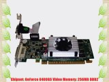 Jaton nVidia GeForce 8400GS 256 MB DDR2 DVI/VGA/HDTV Low Profile PCI-Express Video Card VIDEO-PX8400GS-LXI