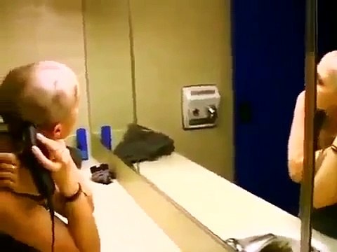 Cute Girl Shaving Her head !! Long hair Shaved long hair shaving video