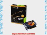 ZOTAC NVIDIA GeForce GTX 650 2GB GDDR5 2DVI/2HDMI PCI-Express Video Card ZT-61002-10M
