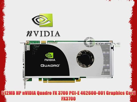 512MB HP nVIDIA Quadro FX 3700 PCI-E 462600-001 Graphics Card FX3700 -  video Dailymotion