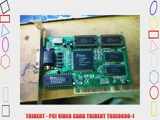 TRIDENT - PCI VIDEO CARD TRIDENT TGUI9680-1