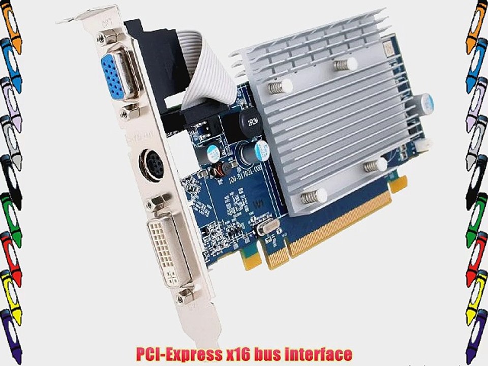 Sapphire Radeon HD2400Pro 512MB DDR2 DVI / TVO / VGA PCI-Express Graphics Card